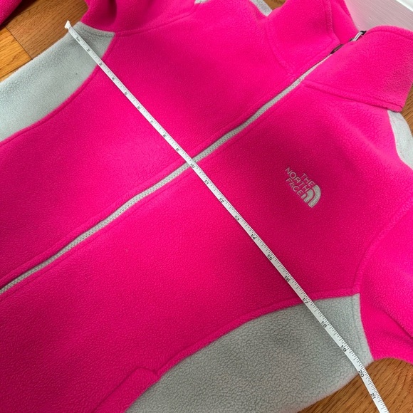 The North Face Fleece Bright Pink and Light Gray Size Medium - Picture 7 of 9
